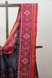 Maroon Rajkot Patola Silk Saree - SRMRPSS378