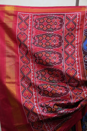 Maroon Rajkot Patola Silk Saree - SRMRPSS378