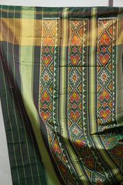 Green Rajkot Patola Silk Saree - SRGRPSS362