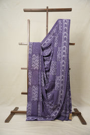 Lilac HBP Cotton Saree - SRLCS2904