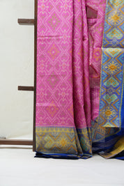 Pink Rajkot Patola Silk Saree - SRPRPSS382