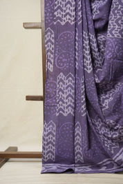 Lilac HBP Cotton Saree - SRLCS2904