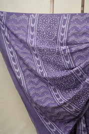 Lilac HBP Cotton Saree - SRLCS2904