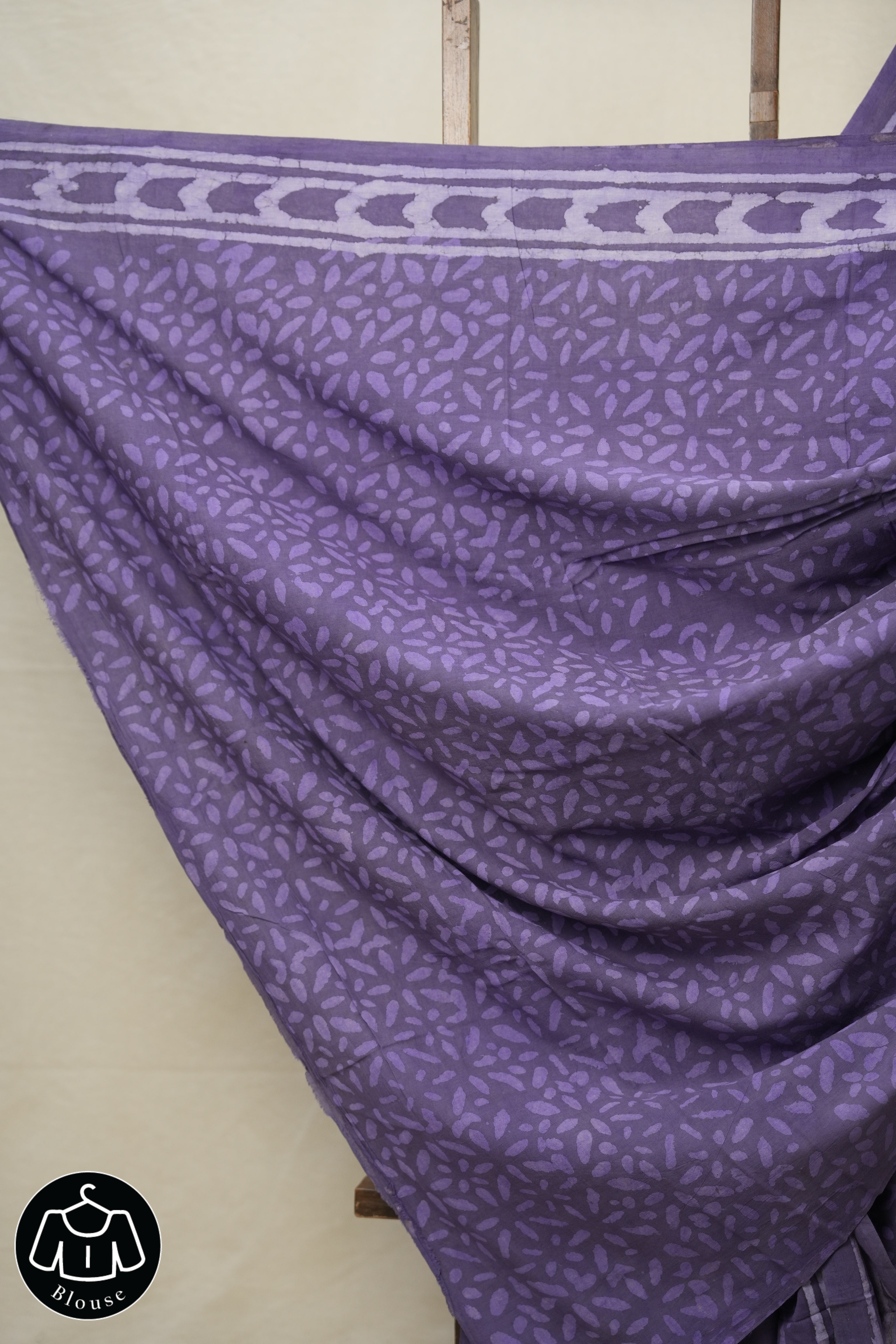 Lilac HBP Cotton Saree - SRLCS2904