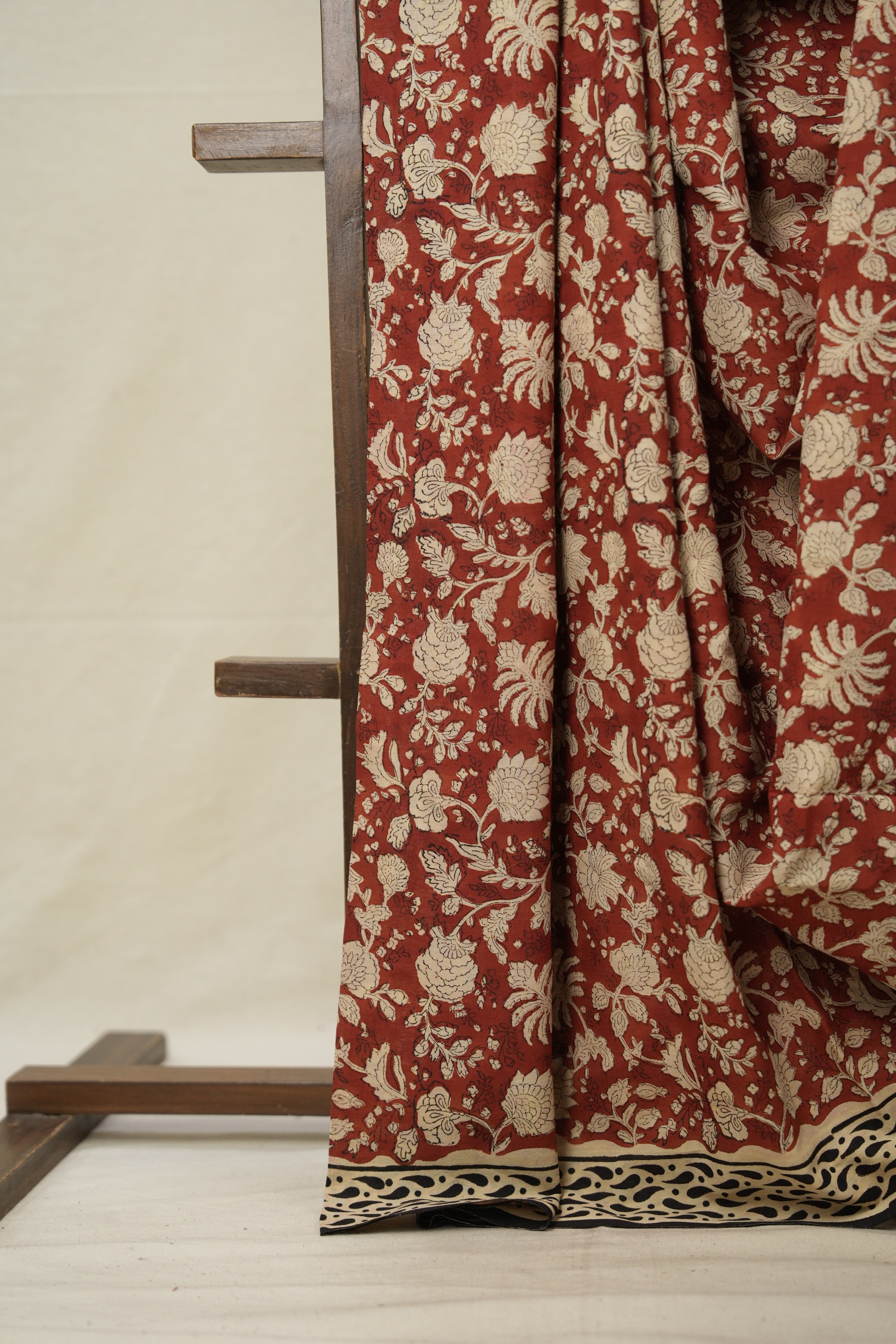 Maroon HBP Cotton Saree - SRMCS2887