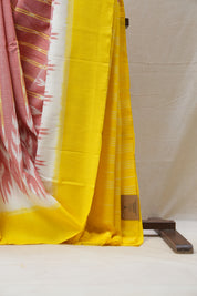 Red Pochampalli Cotton Ikat Saree - SRRPCIS507