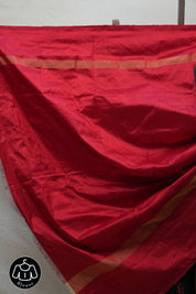 Black Pochampalli Silk Ikat Saree-SRBPSIS144