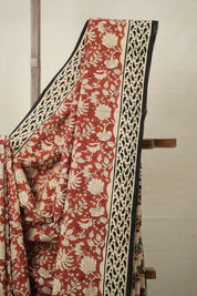 Maroon HBP Cotton Saree - SRMCS2887