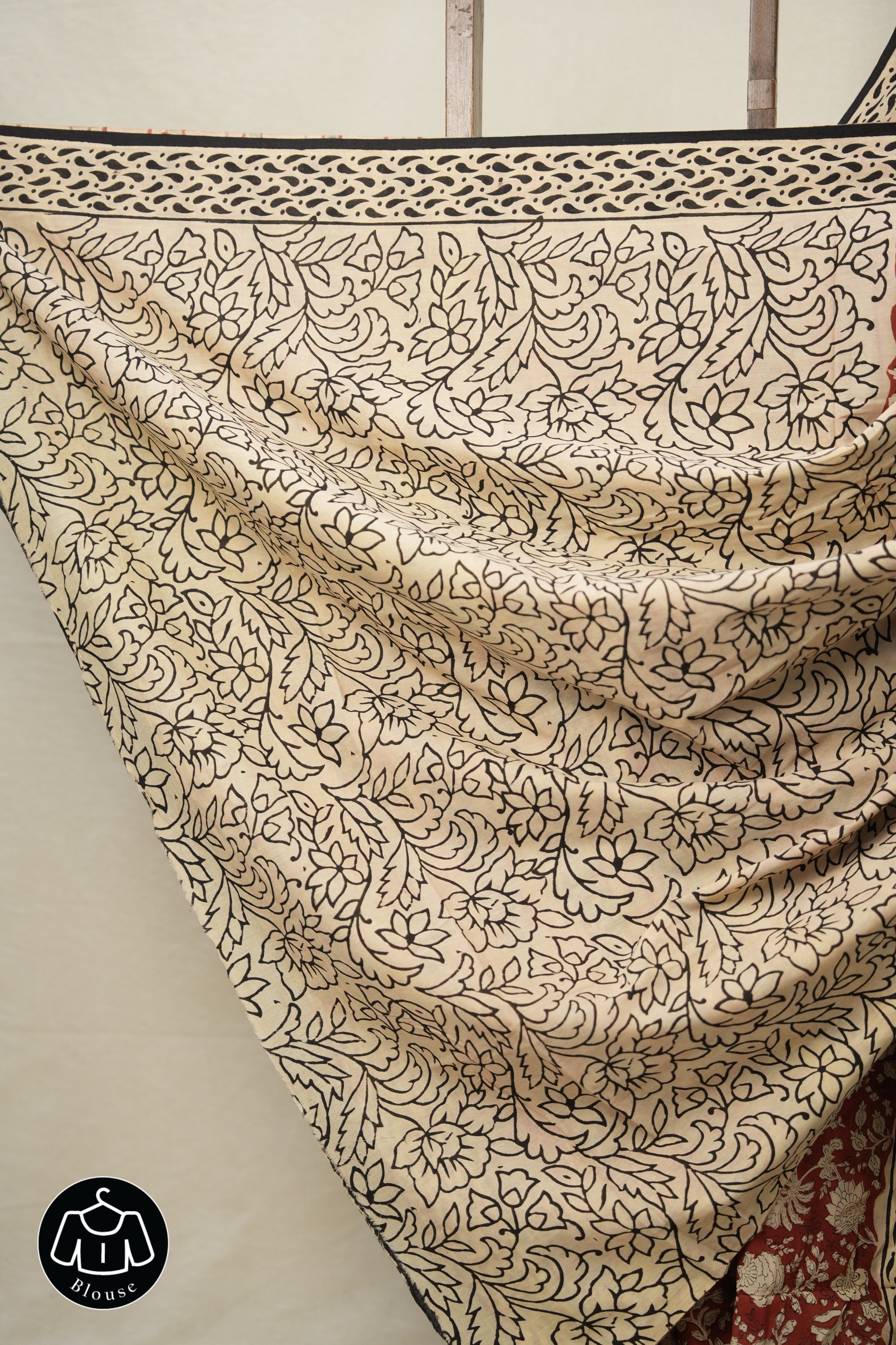 Maroon HBP Cotton Saree - SRMCS2887