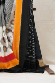 Multicolor Pochampalli Cotton Ikat Saree - SRMPCIS485