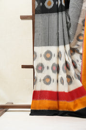 Multicolor Pochampalli Cotton Ikat Saree - SRMPCIS485
