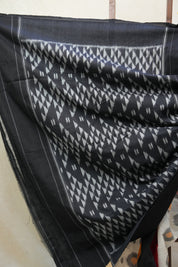 Multicolor Pochampalli Cotton Ikat Saree - SRMPCIS485