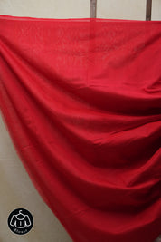 Light Red Pochampalli Cotton Ikat Saree - SRLRPCIS487