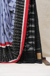 Blue Pochampalli Cotton Ikat Saree - SRBPCIS484