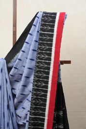 Blue Pochampalli Cotton Ikat Saree - SRBPCIS484