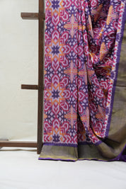 Purple Pochampalli Silk Ikat Saree - SRPPSIS165