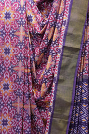 Purple Pochampalli Silk Ikat Saree - SRPPSIS165