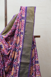 Purple Pochampalli Silk Ikat Saree - SRPPSIS165