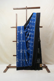 Blue Pochampalli Cotton Ikat Saree - SRBPCIS478