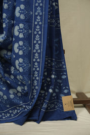 Blue HBP Cotton Saree - SRBCS3616
