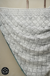 White HBP Cotton Saree - SRWCS2902