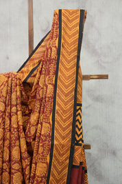 Maroon HBP Cotton Saree-SRMCS2151