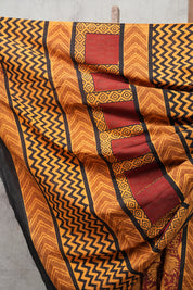 Maroon HBP Cotton Saree-SRMCS2151