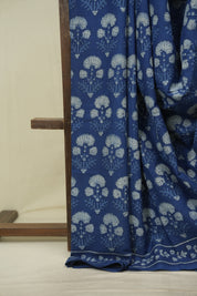 Blue HBP Cotton Saree - SRBCS3616