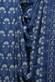 Blue HBP Cotton Saree - SRBCS3616