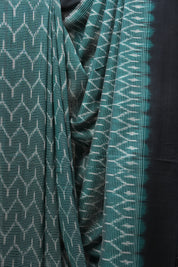 Green Pochampalli Cotton Ikat Saree - SRGPCIS469