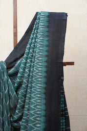 Green Pochampalli Cotton Ikat Saree - SRGPCIS469