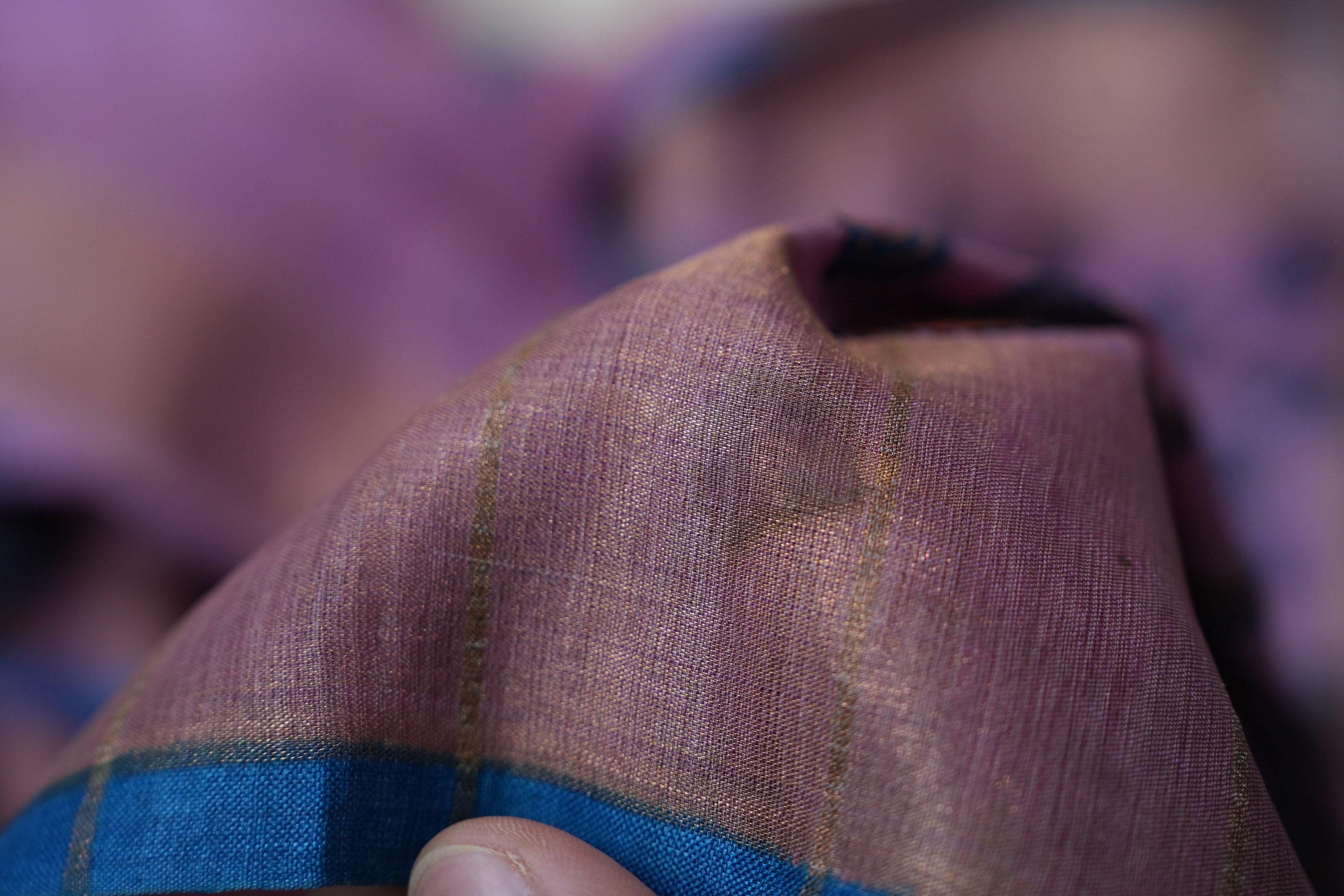 Pink Tussar Silk Saree - SRPTSS1383