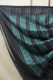 Green Pochampalli Cotton Ikat Saree - SRGPCIS469