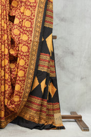 Maroon HBP Cotton Saree-SRMCS2147