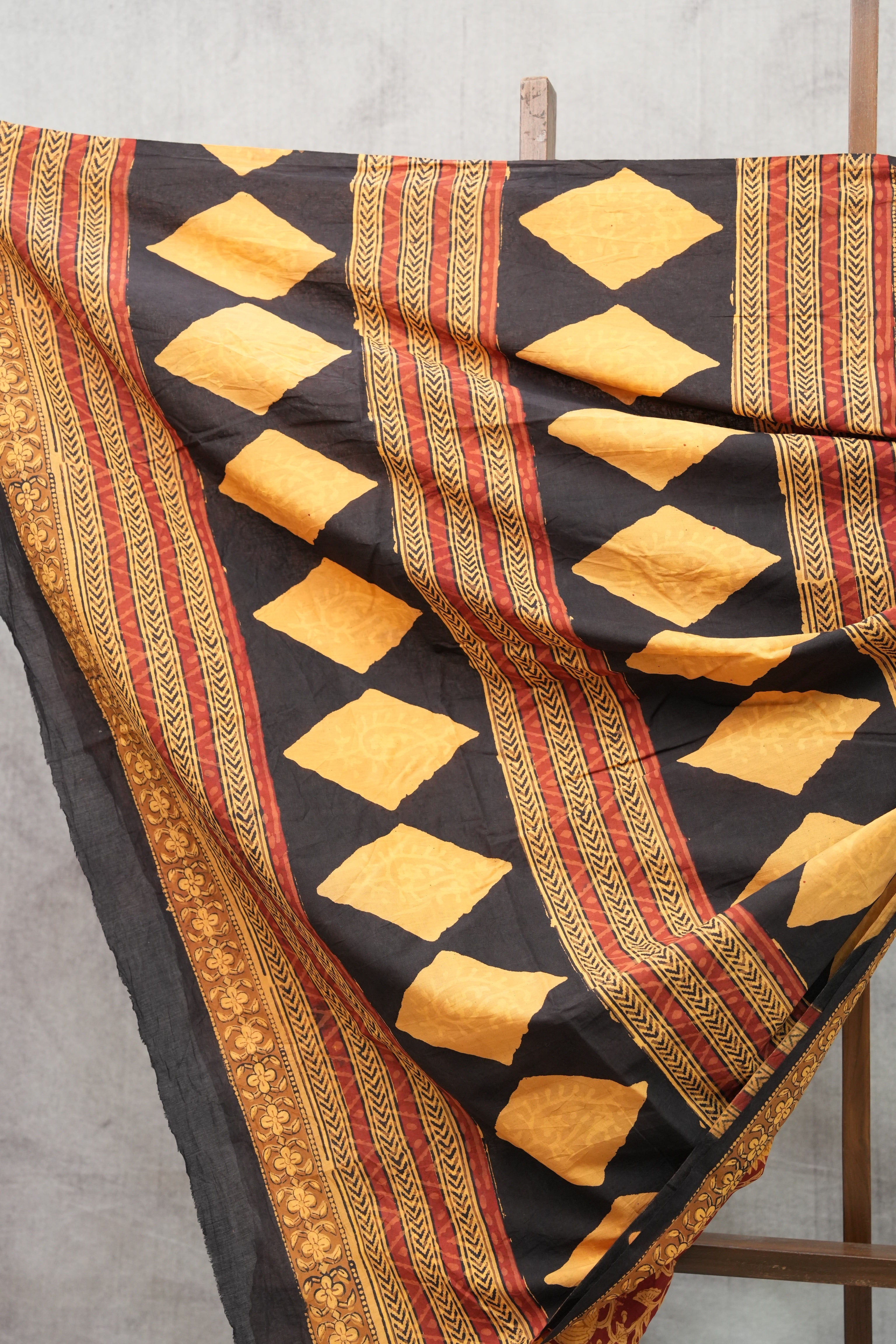 Maroon HBP Cotton Saree-SRMCS2147