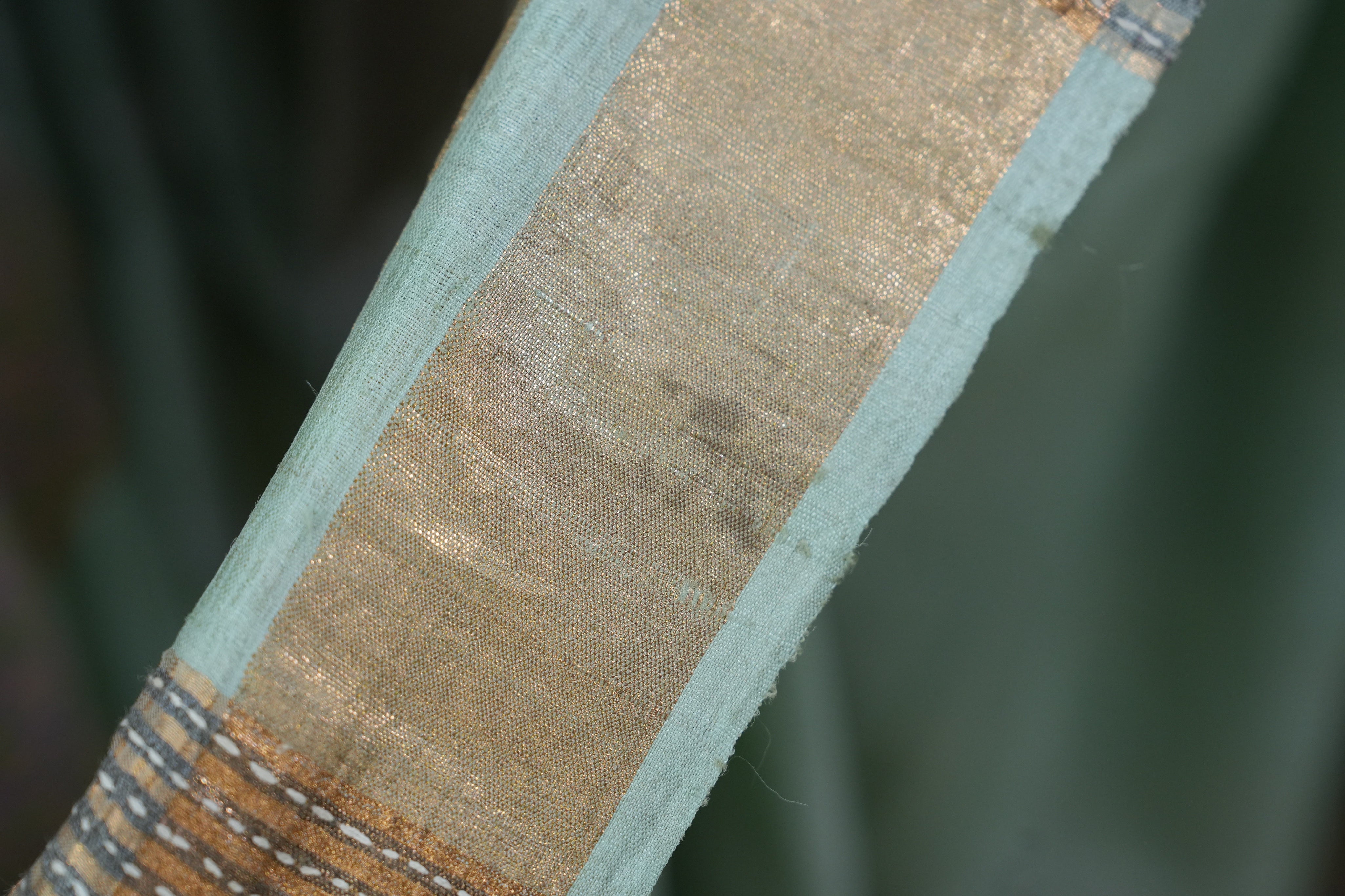 Green Tussar Silk Saree - SRGTSS1382