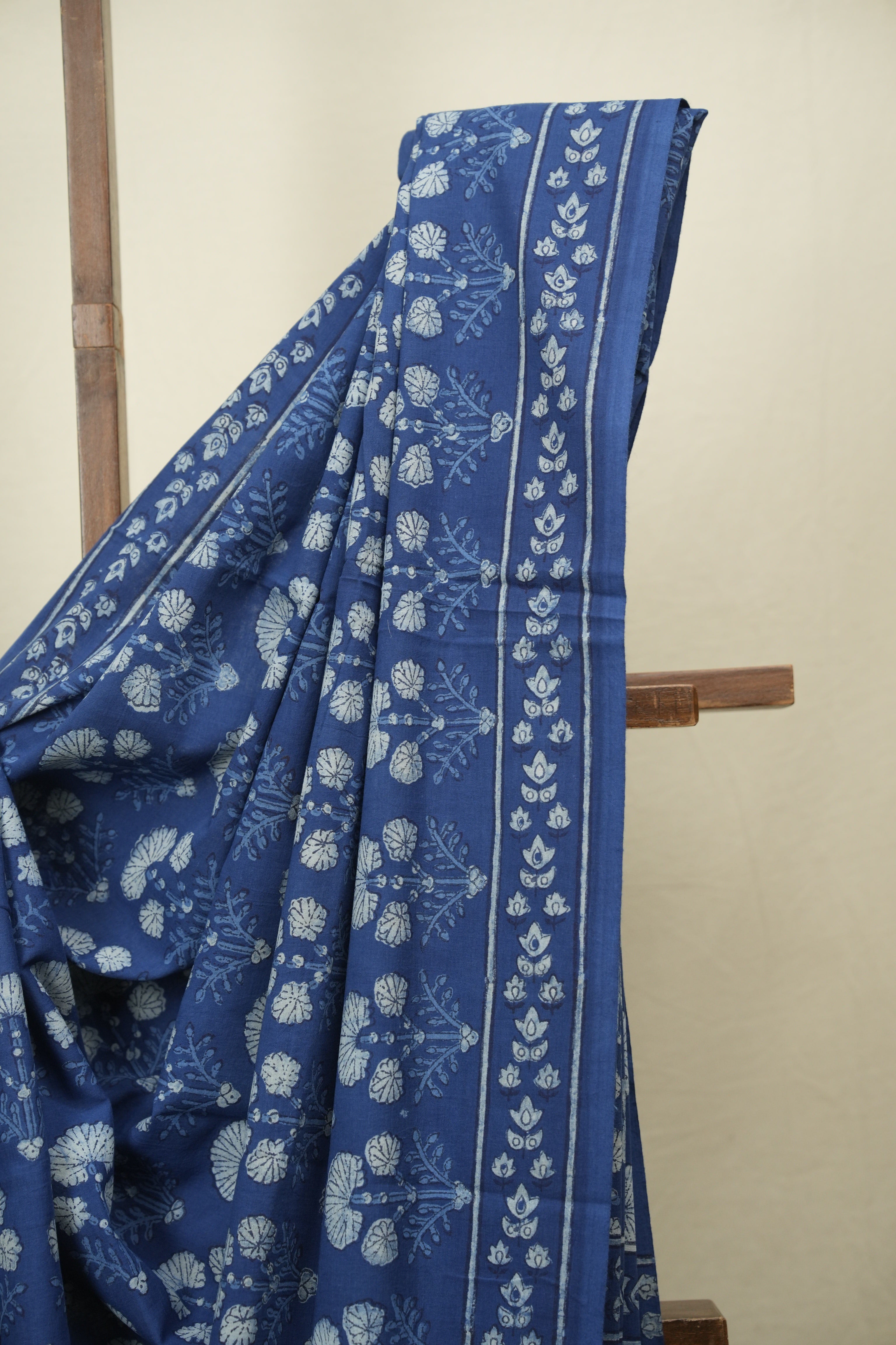 Blue HBP Cotton Saree - SRBCS3616