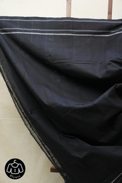 Black Pochampalli Cotton Ikat Saree - SRBPCIS480