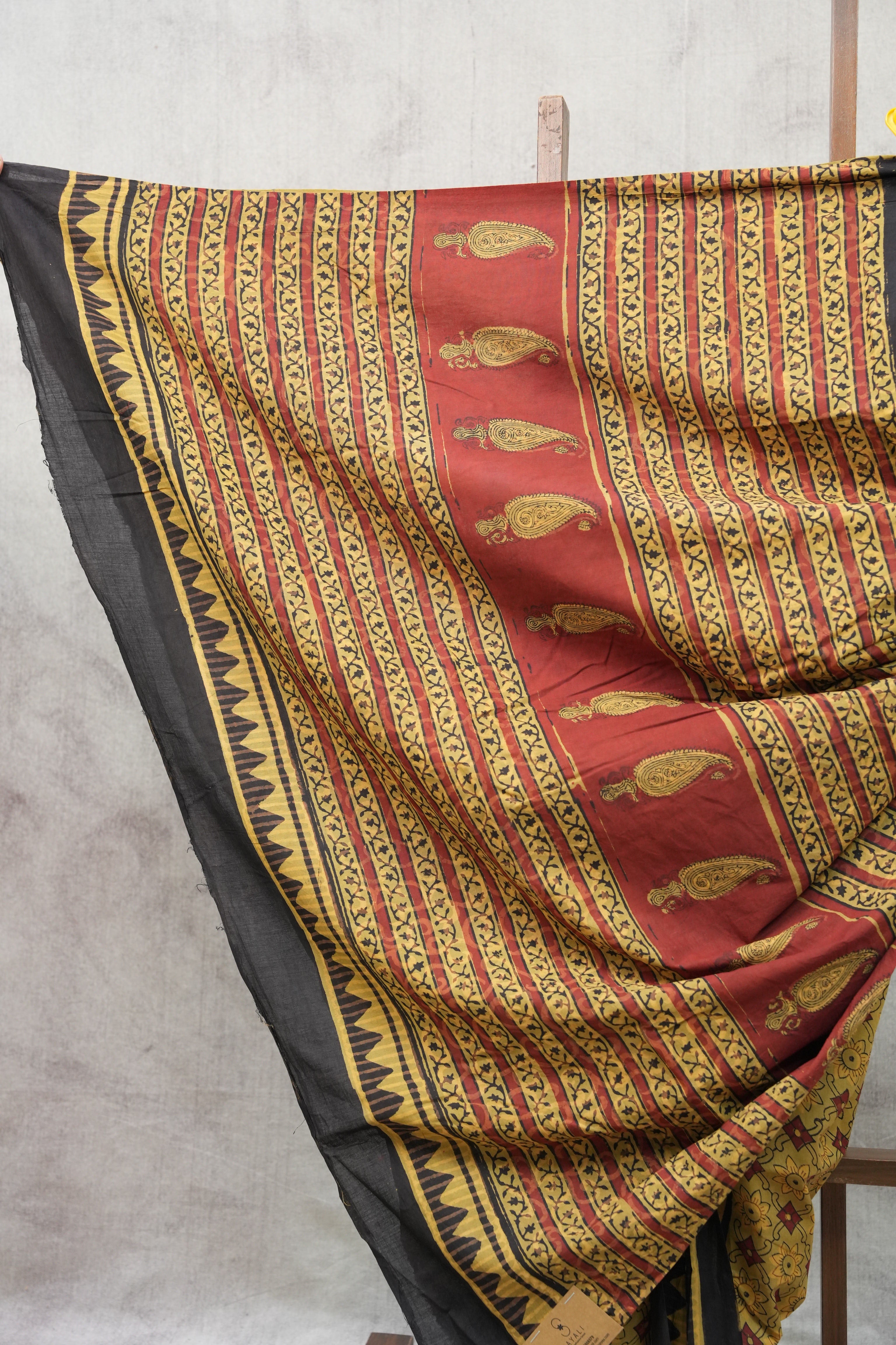 Moss Green HBP Cotton Saree-SRMGCS2141