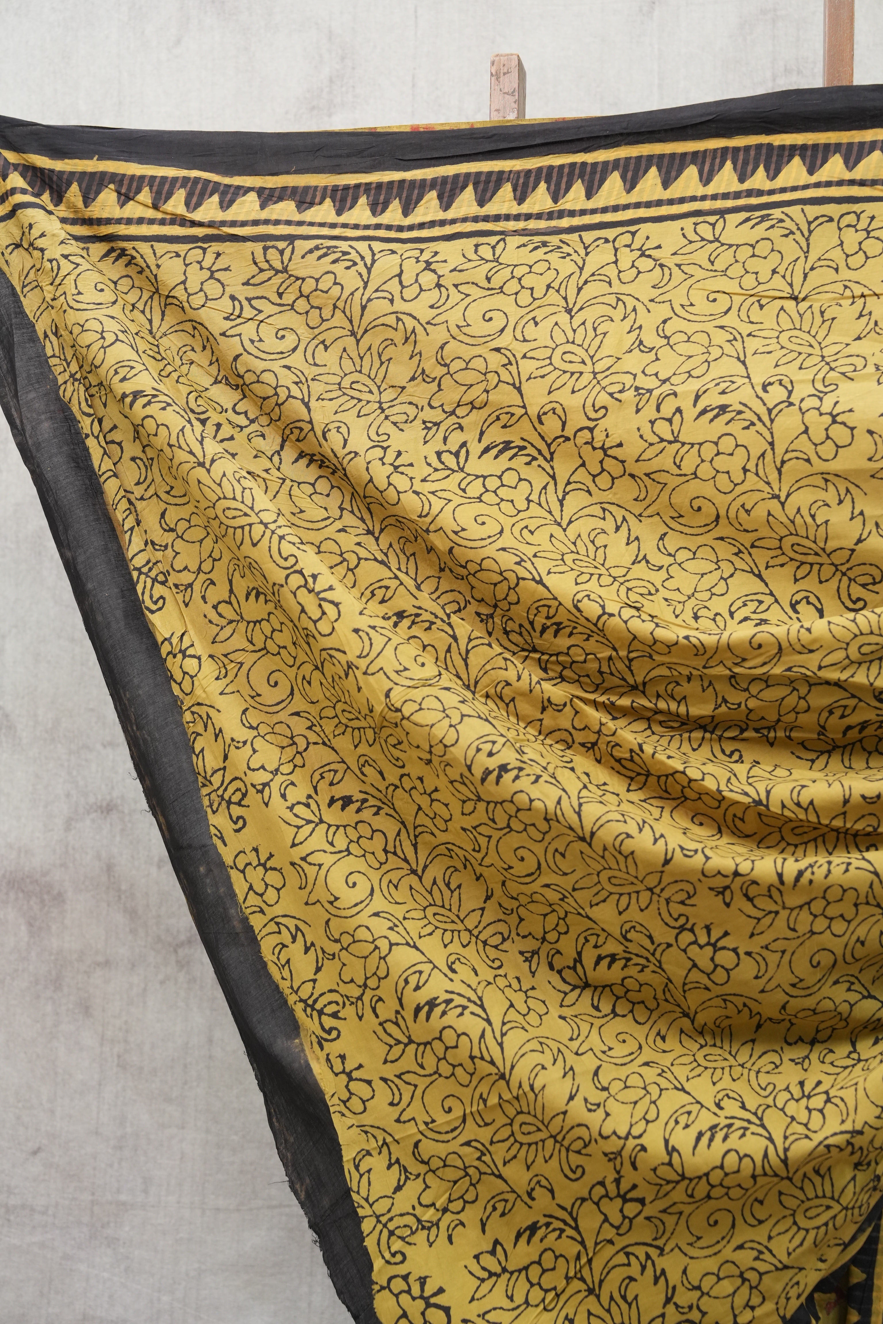 Moss Green HBP Cotton Saree-SRMGCS2141