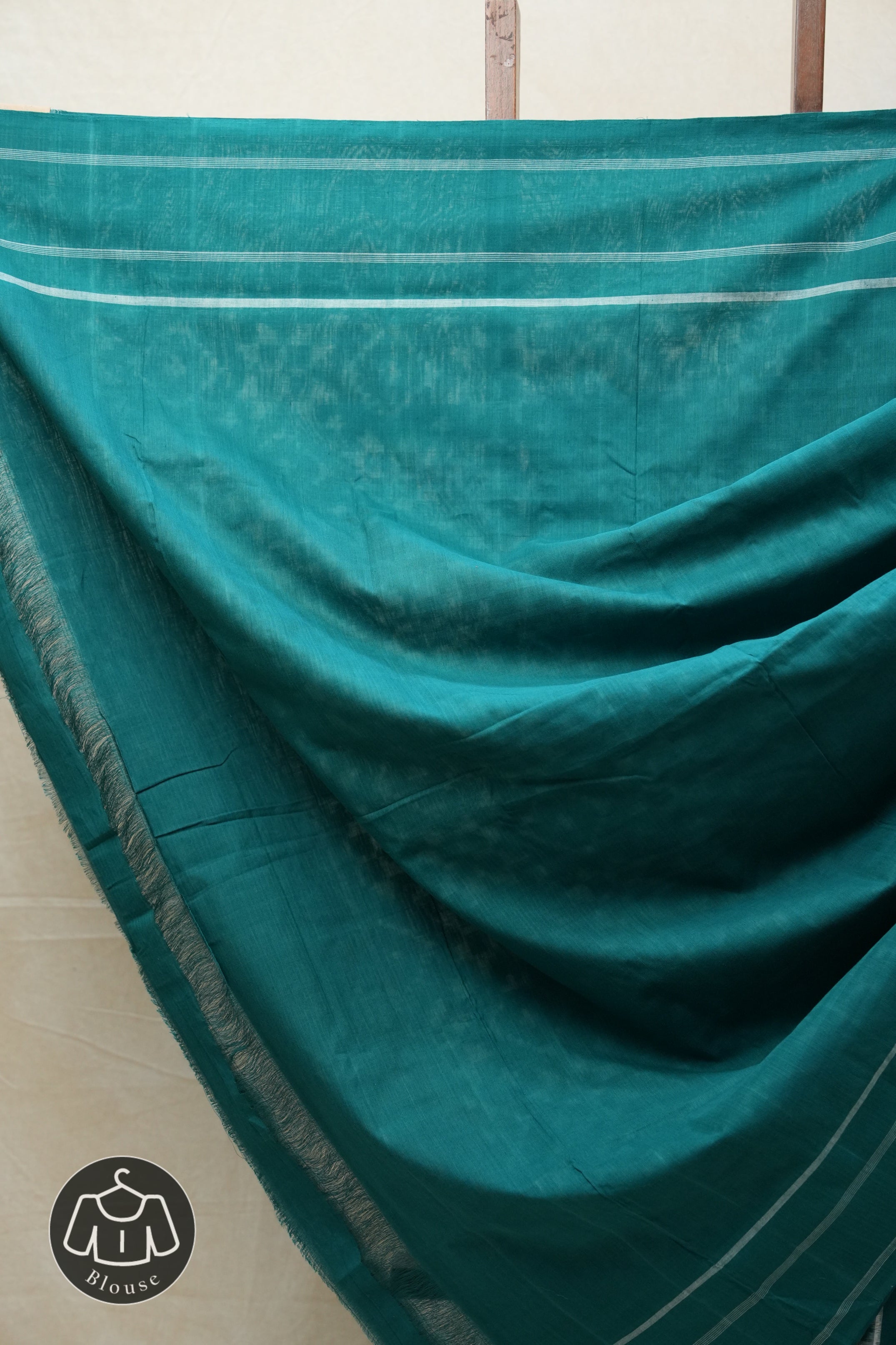 White-Green Pochampalli Cotton Ikat Saree - SRWGPCIS474