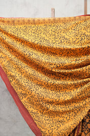 Black HBP Cotton Saree-SRBCS2143