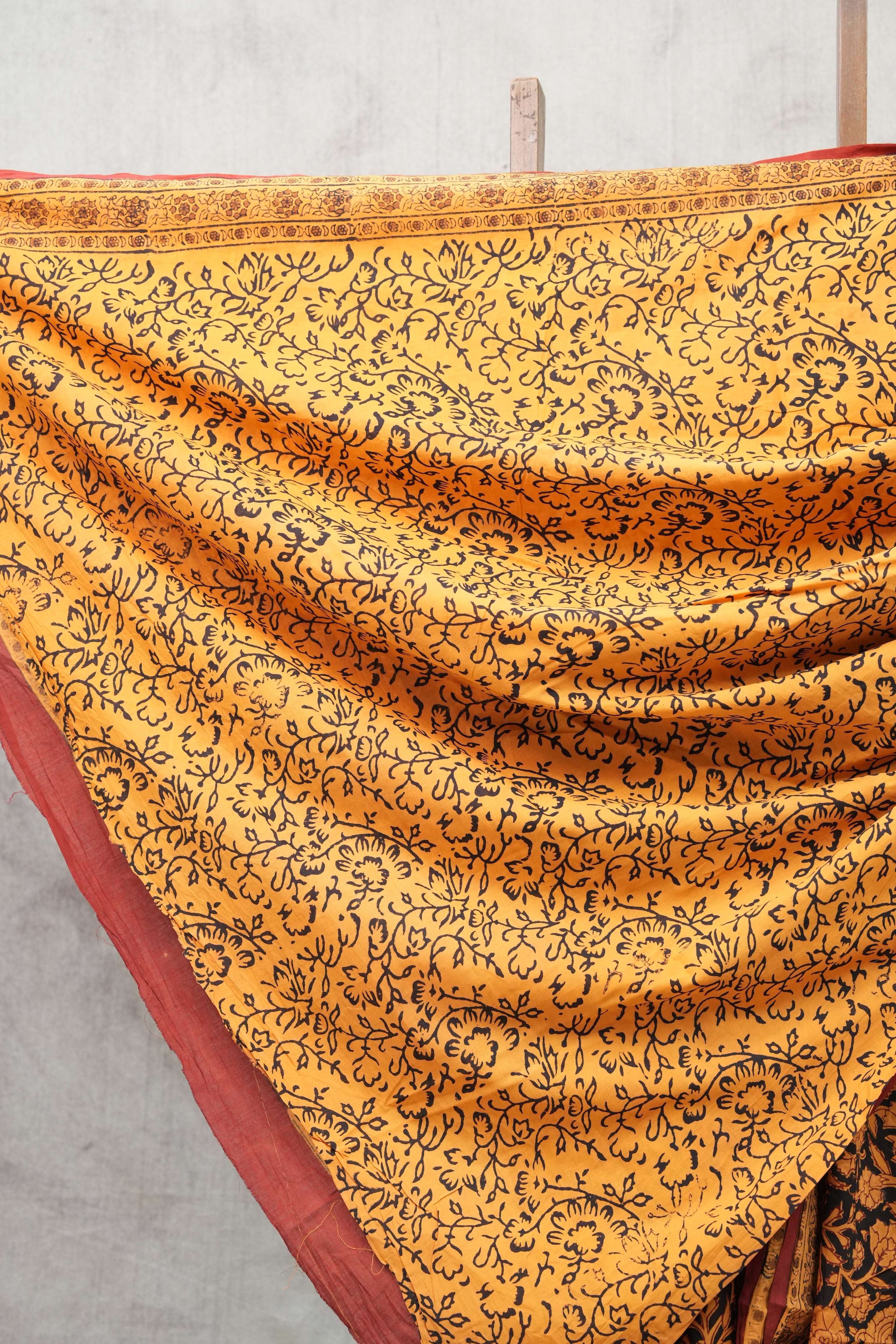 Black HBP Cotton Saree-SRBCS2143