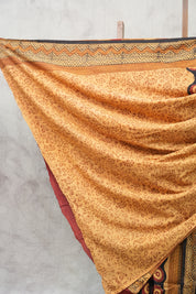 Black HBP Cotton Saree - SRBCS2142