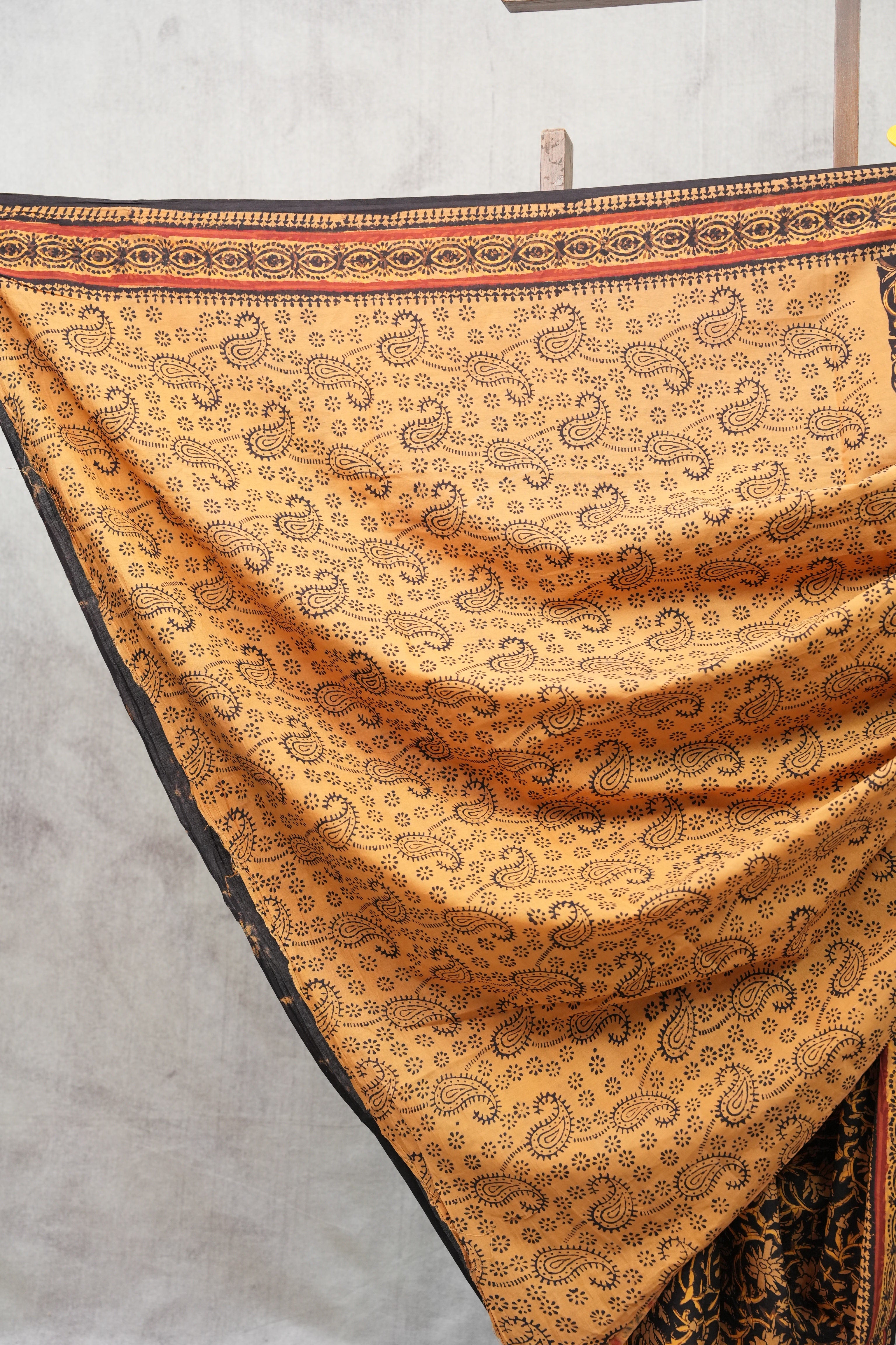 Black HBP Cotton Saree-SRBCS2165