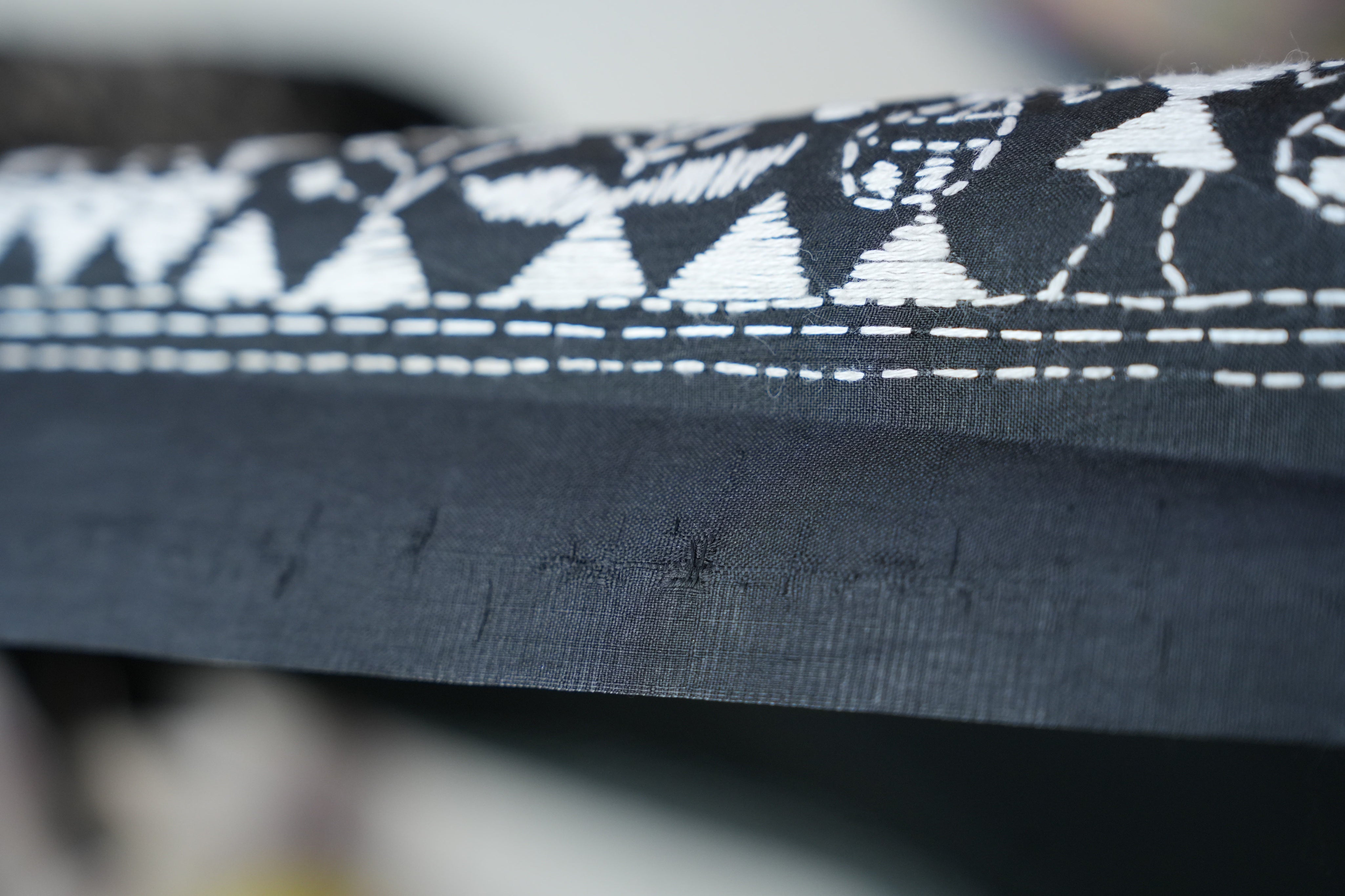 Black Tussar Silk Saree - SRBTSS1374