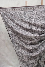 Black HBP Cotton Saree-SRBCS2159