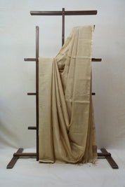 Beige Maheshwari Tissue Saree - SRBMTS456