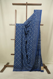 Blue HBP Cotton Saree - SRBCS3615