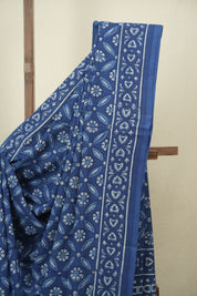 Blue HBP Cotton Saree - SRBCS3615